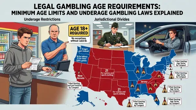 Legal Gambling Age Requirements: Minimum Age Limits and Underage Gambling Laws Explained
